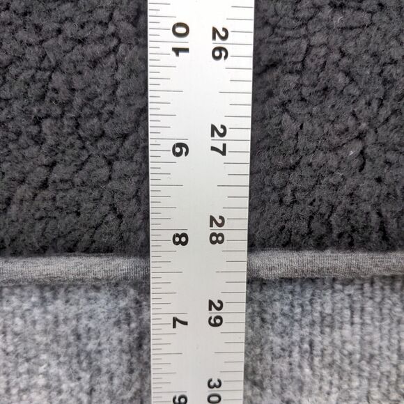 01.Algo Performance Fleece Jacket Mens Size L Black Zipped Pockets Logo - Picture 5 of 12